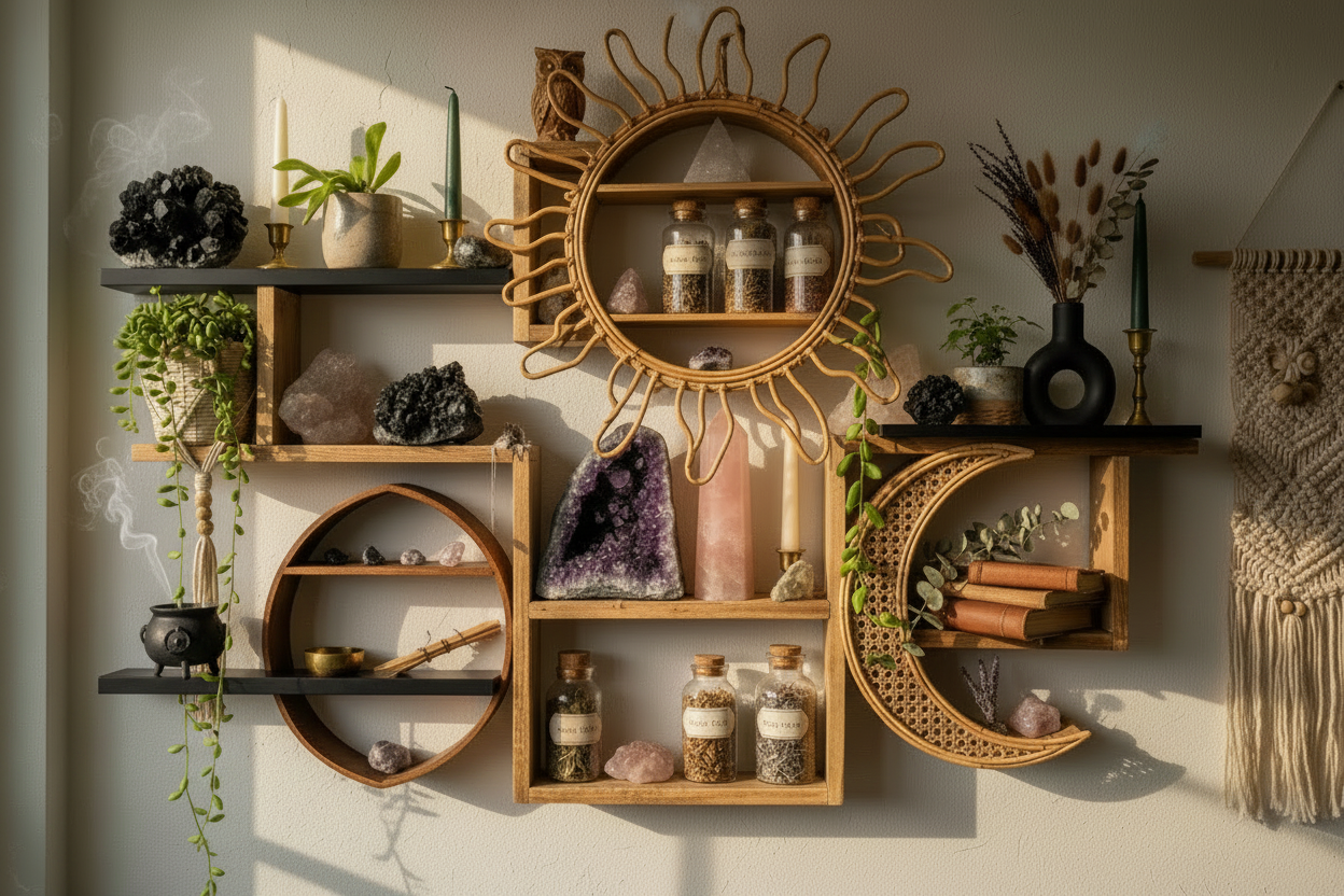 Crystal Shelves & Storage Collection