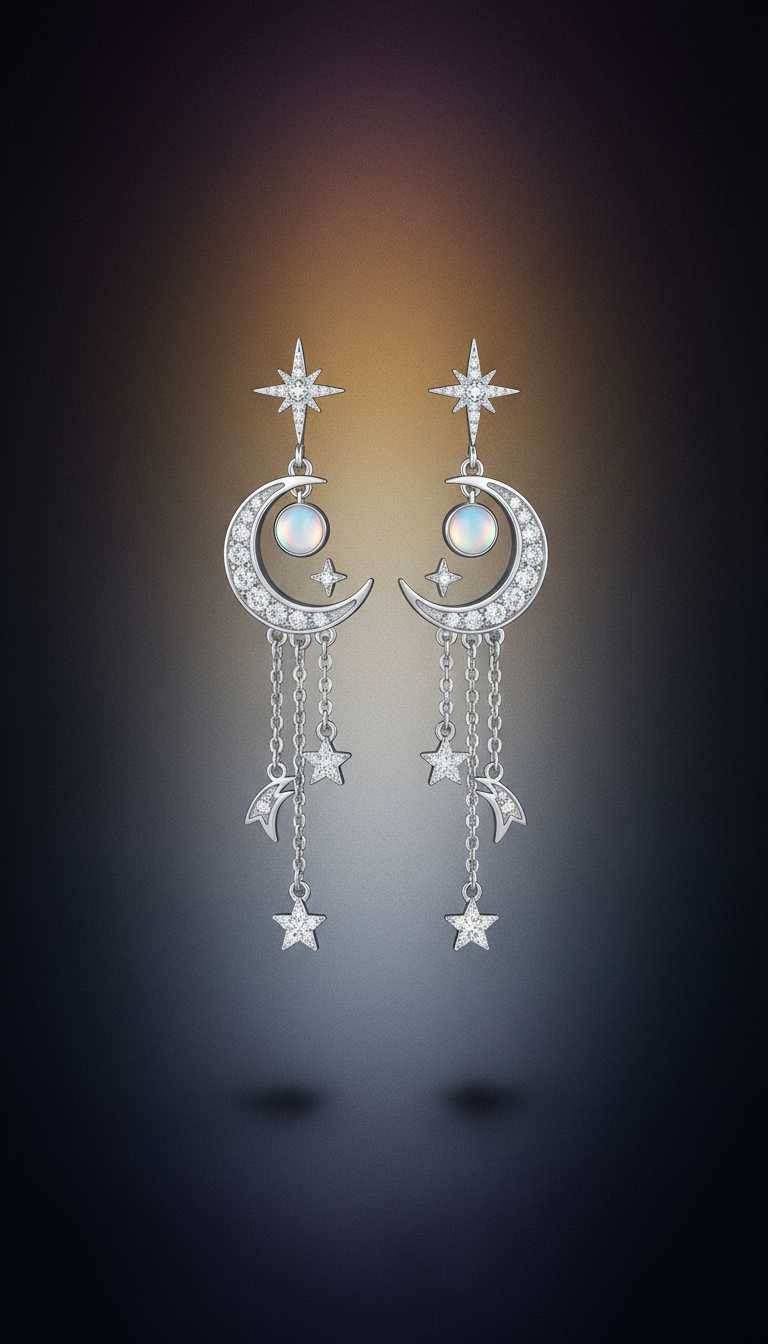 Celestial Drop Earrings