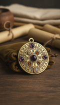 Jupiter Ritual Talisman with Engraved Brass