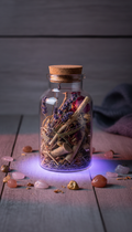 Glass Jar of Organic Remedies