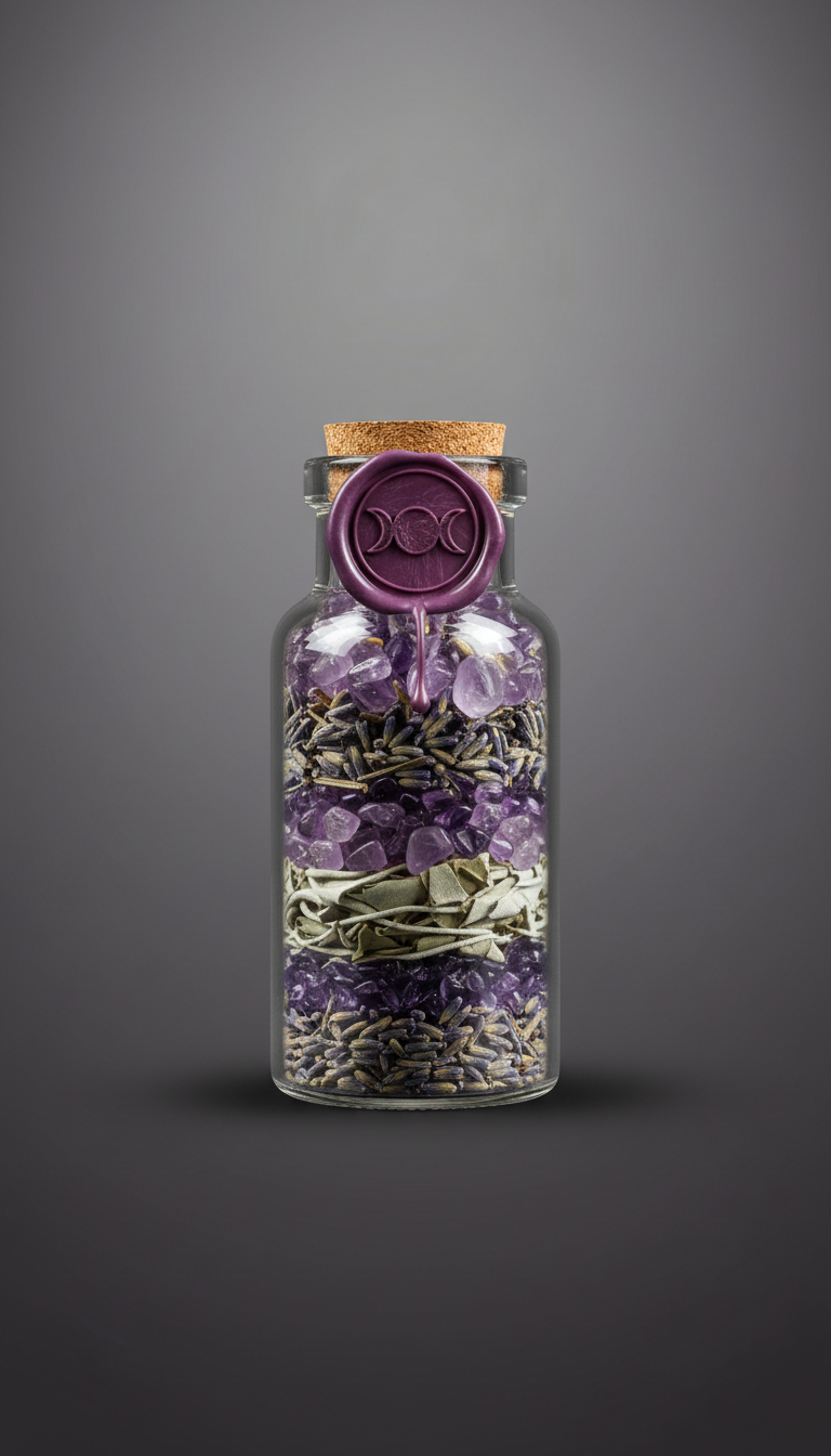 Manifestation Jar with Wax Seal