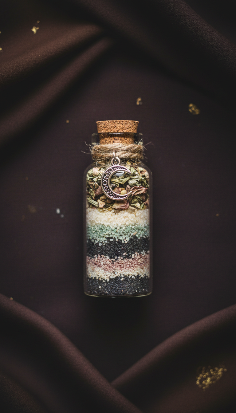 Spell Kit In Glass Vial Set
