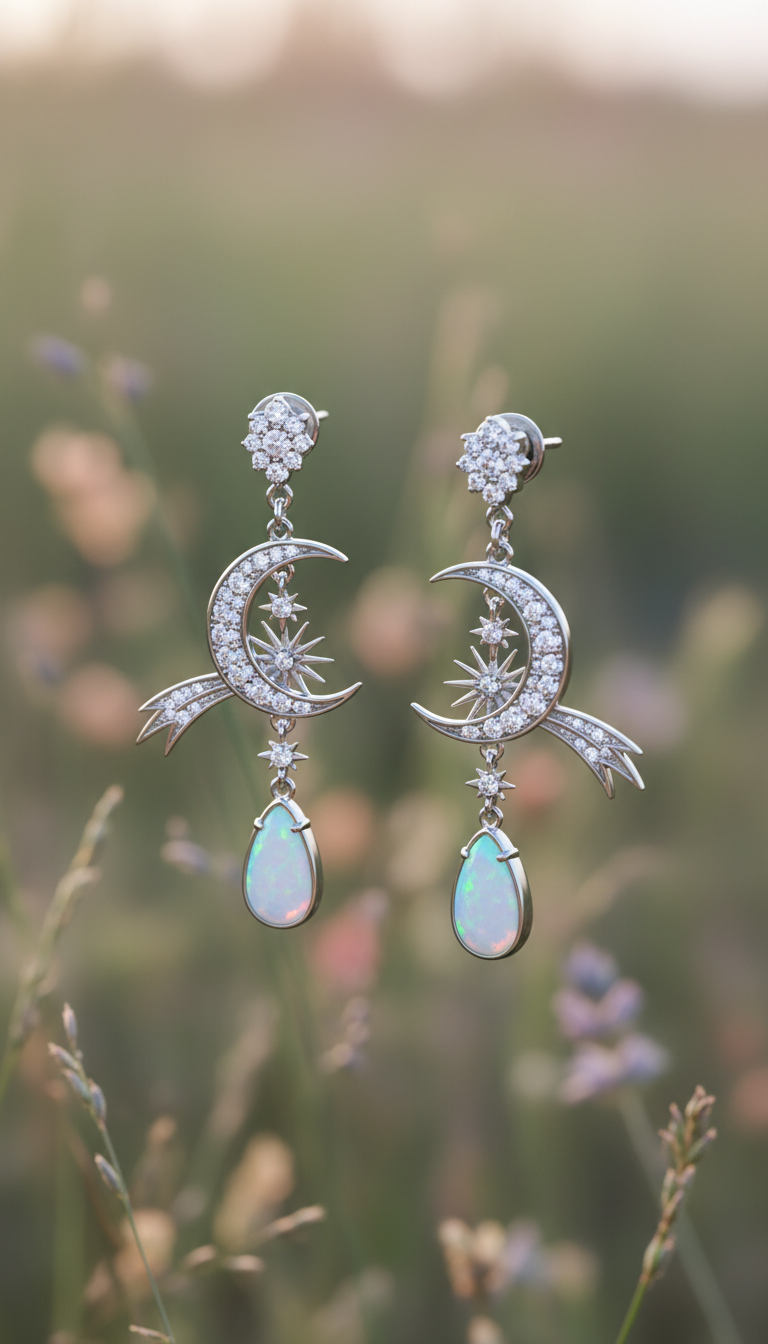 Celestial Drop Earrings
