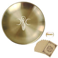 Celestial altar plate for ritual décor