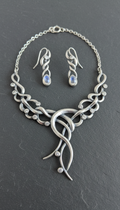 Intricately Designed Silver Mist Jewelry