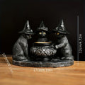 Witch Cat Sculptures