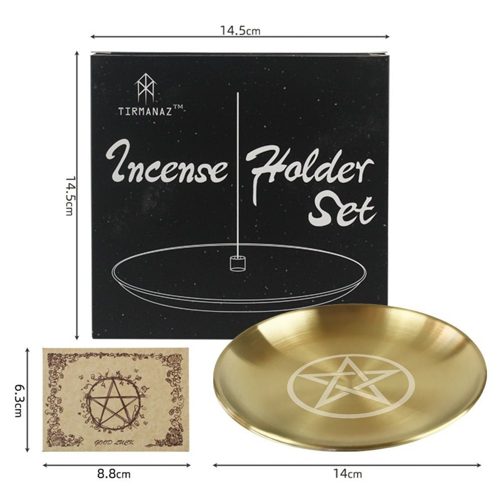 Traditional moon phase altar plate